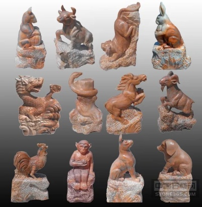 动物雕像12生肖 12生肖的雕像