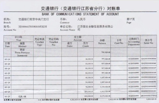 个人银行对账单是什么 个人银行对账单怎么看