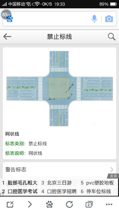 交通网状线是什么意思 交通规则网状线的含义