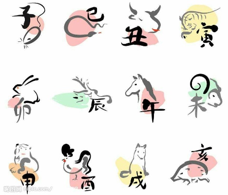 12生肖种子字 十二生肖种子粘贴画