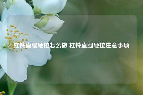 杠铃直腿硬拉怎么做 杠铃直腿硬拉注意事项