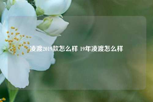 凌渡2019款怎么样 19年凌渡怎么样