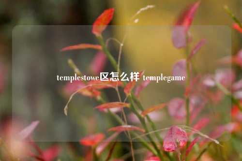 templestowe区怎么样 templegame